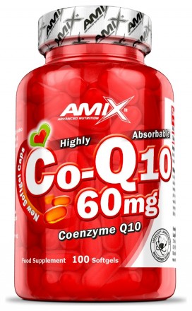 Amix Coenzyme Q10 60mg 100 softgels tobolek