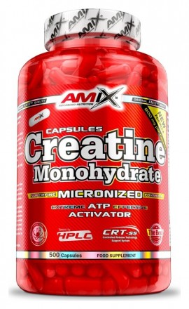 Amix Creatine monohydrate 500 kapslí 800 mg