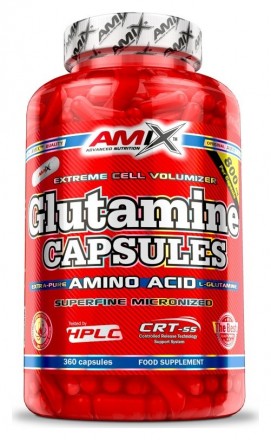 Amix L-Glutamine 800 mg 360 kapslí