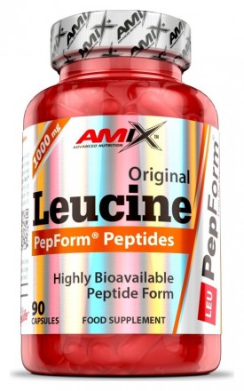 Amix Leucine Pepform peptide 500 mg 90 kapslí