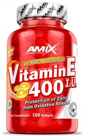 Amix Vitamín E 400 IU 100 softgels