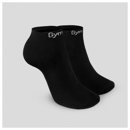GymBeam Ponožky Ankle Socks 3Pack Black 