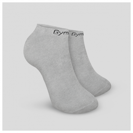 GymBeam Ponožky Ankle Socks 3Pack Grey 