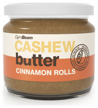 GymBeam Kešu máslo - Cinnamon rolls 340 g