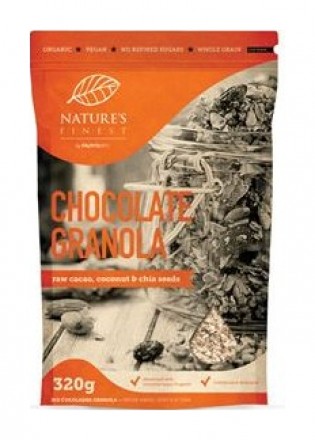 Nature's Finest Chocolate Granola Bio 320g (Pražené čokoládové müsli)