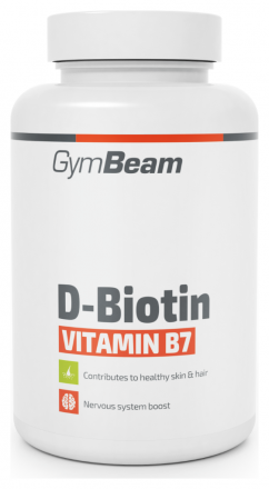 GymBeam D-Biotin (Vitamín B7) 90 kaps.