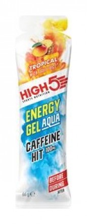 High5 Energy Gel Aqua Caffeine Hit 66g tropické ovoce