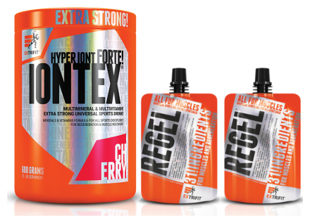 Extrifit AKCE Iontex Forte 600 g +  ZDARMA 2ks Regel