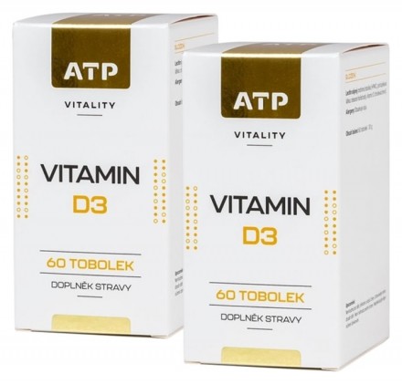 ATP AKCE 1+1 Vitality Vitamin D3 60 tob