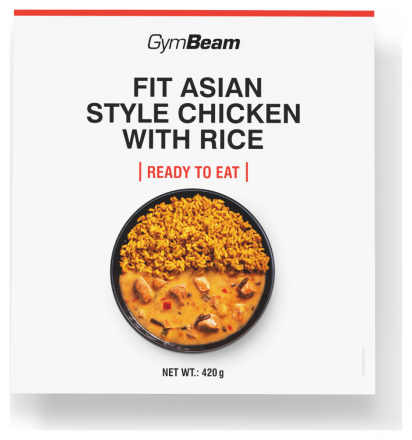 GymBeam FIT Kuřecí s rýží na asijský způsob Ready to eat 6 x 420 g