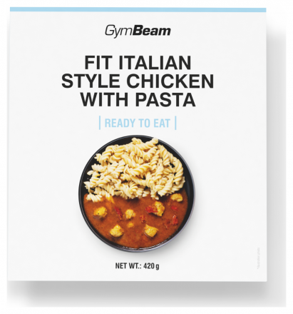GymBeam FIT Kuřecí s těstovinami na italský způsob Ready to eat 6 x 420 g