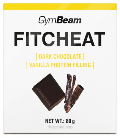 GymBeam Proteinová čokoláda Fitcheat 80 g