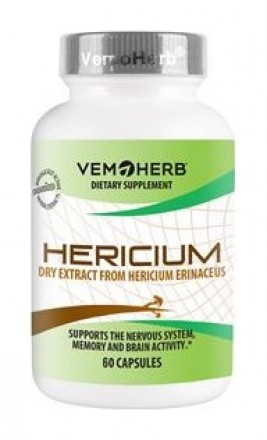Vemoherb Hericium 60 kapslí (Extrakt z Korálovce ježatého)