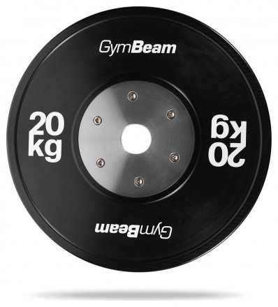 GymBeam Gumový kotouč Competition Bumper 20 kg 