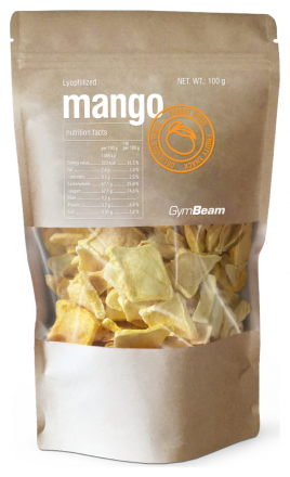 GymBeam Lyofilizované mango 100 g