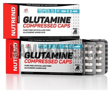 Nutrend Glutamine Compressed CAPS 120kapslí