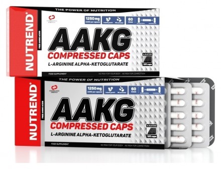 Nutrend AAKG COMPRESSED CAPS 120 kapslí