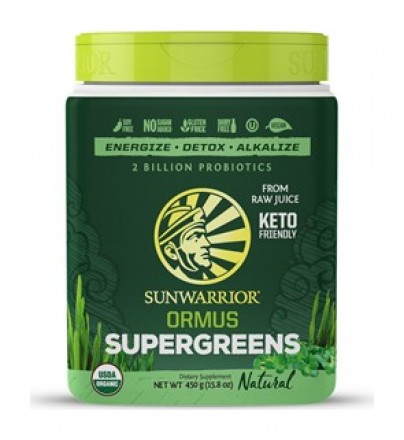 Sunwarrior Ormus Super Greens BIO 450g mint