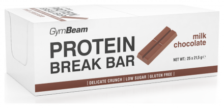 GymBeam Proteinová tyčinka Break Bar 25 x 21,5 g