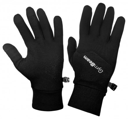 GymBeam Běžecké rukavice Unstoppable Black 