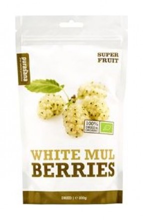 Purasana White Mulberries BIO 200g (Bílá moruše)