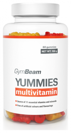 GymBeam Multivitamín Yummies 60 kaps.