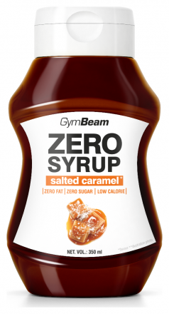 GymBeam ZERO SIRUP slaný karamel 350 ml 