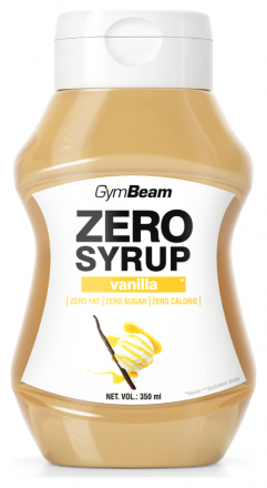 GymBeam ZERO SIRUP vanilka 350 ml 